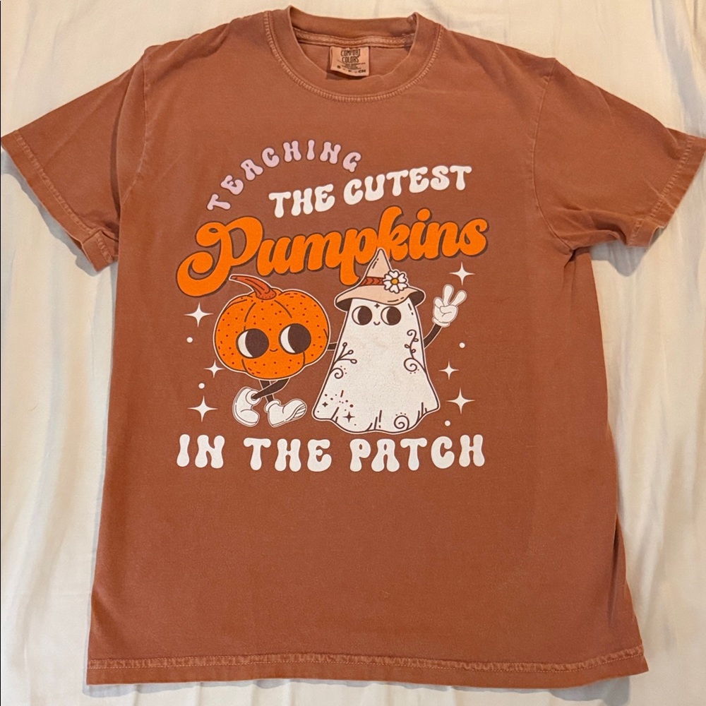 Comfort Colors Brown Halloween Tee